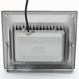 50W IP65 Waterproof RGB Aluminium Alloy LED Flood Light with Remote Control & Memory (AC 90-260V) Gr