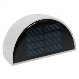 N760B 6-LED Warm White Light Waterproof Wall Mounted Solar Lamp