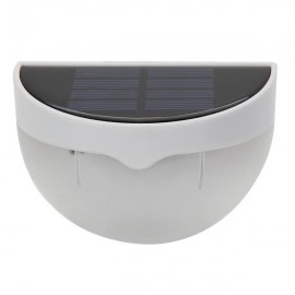 N760B 6-LED Warm White Light Waterproof Wall Mounted Solar Lamp