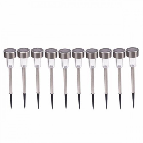 10pcs 5W High Brightness Solar Power LED Lawn Lamps with Lampshades Warm White