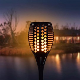 3.7V 2W 4*96 3528 Lamp Beads Solar Flame Light LED Landscape Garden Light Intelligent Light Control Lawn Light Customized