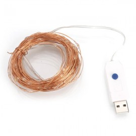 10M 100 LEDs Waterproof USB Copper Wire Christmas ..